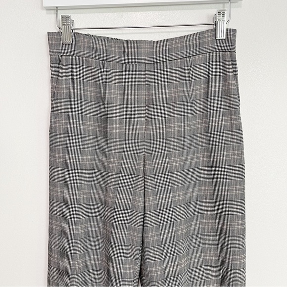 BOGO! Aritzia Babaton Conan Cropped Trouser Pant Houndstooth Plaid Size 2 - Picture 4 of 12